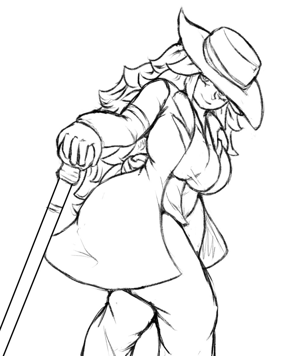 radionoisealt's tweet photo. At this point its sketches that aren't good enough for the main, because this is the second non phone drawing here. Speaking of, hey 18 people, who should I badly draw on mobile next?

[OC] Zero, the servant of humanity, you are blessed if you don't know what this is referencing https://t.co/kbTW3Xug1s