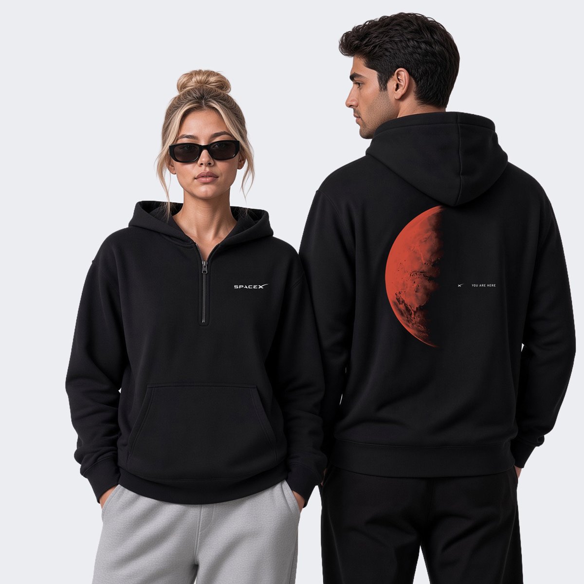 SpaceX's tweet photo. You Are Here Collection