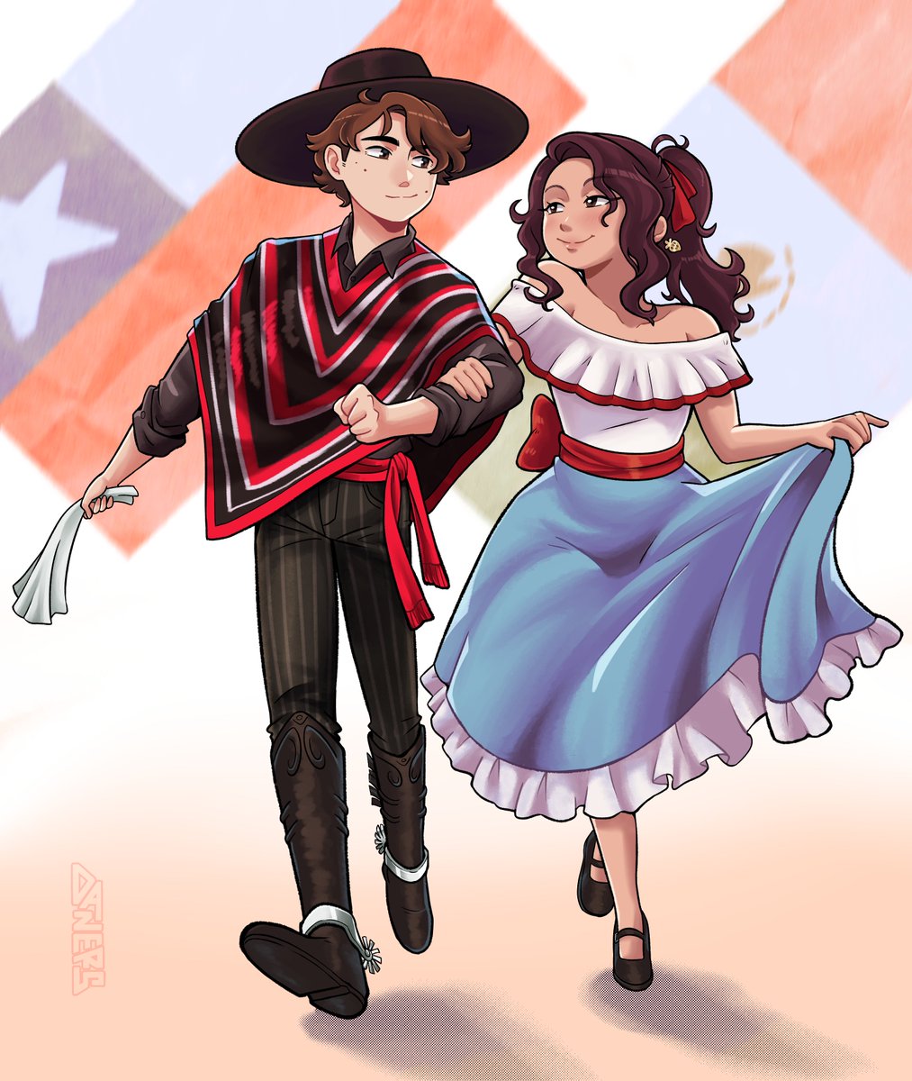 DanersStraight's tweet photo. Para celebrar este mismo mes, misma fiesta, nuestros dos países Chile 🇨🇱 y México 🇲🇽 Mis Fiestas Patrias son muchísimo más bonitas desde que las comparto contigo ✨ @Trazos_Con_Amor 

#fiestaspatrias #15deseptiembre🇲🇽 #18deseptiembre🇨🇱 #chilemexico #amorbinacional https://t.co/EvzY0hmIFq