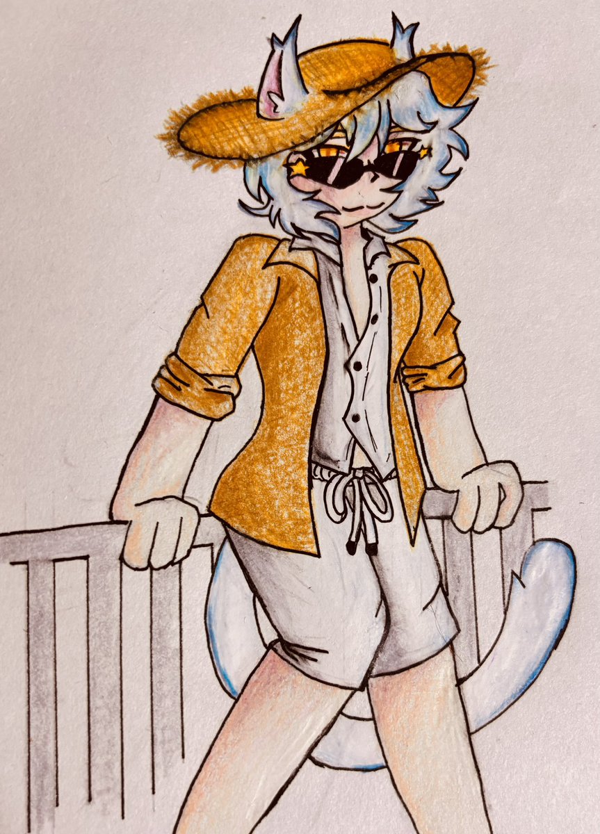 xKittChuns's tweet photo. Demore 2 dias aprox en hacerlo pero valio la pena. 

#ymiaufanart https://t.co/NQJhereS8c