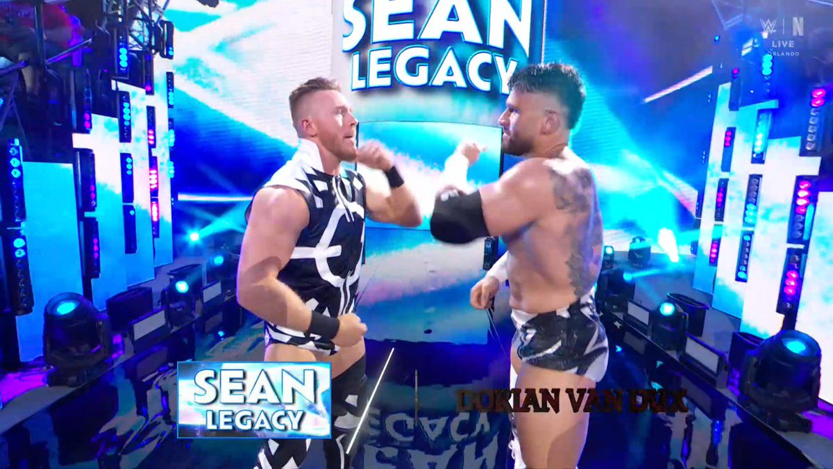 SKWrestling_'s tweet photo. DarkState vs Sean Legacy/DVD is going on rn.

#WWENXT https://t.co/biECRRvlH8