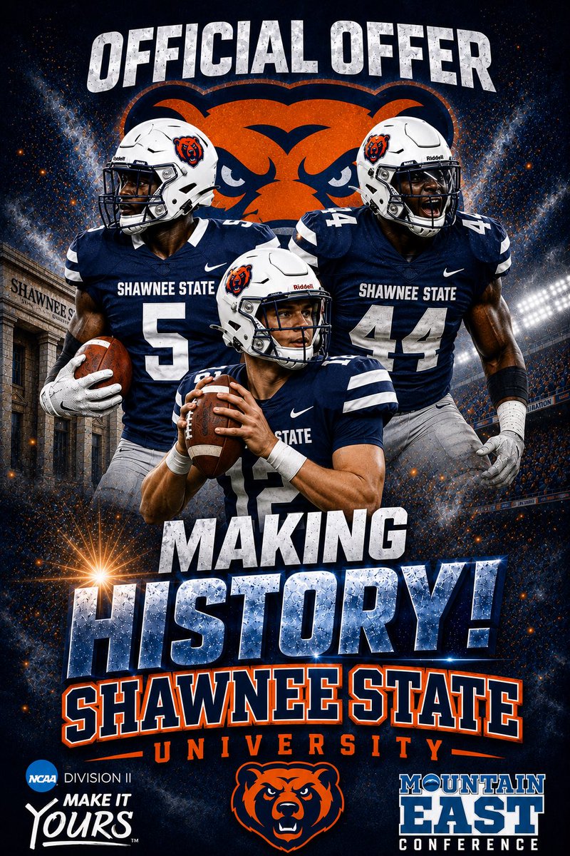 JimCarver0's tweet photo. After a great conversation with @jimmy_peyton1  I have received an offer from Shawnee State University! I am beyond blessed. @coachmarksnyder @CoachGregForest https://t.co/56F4BmZ3OI