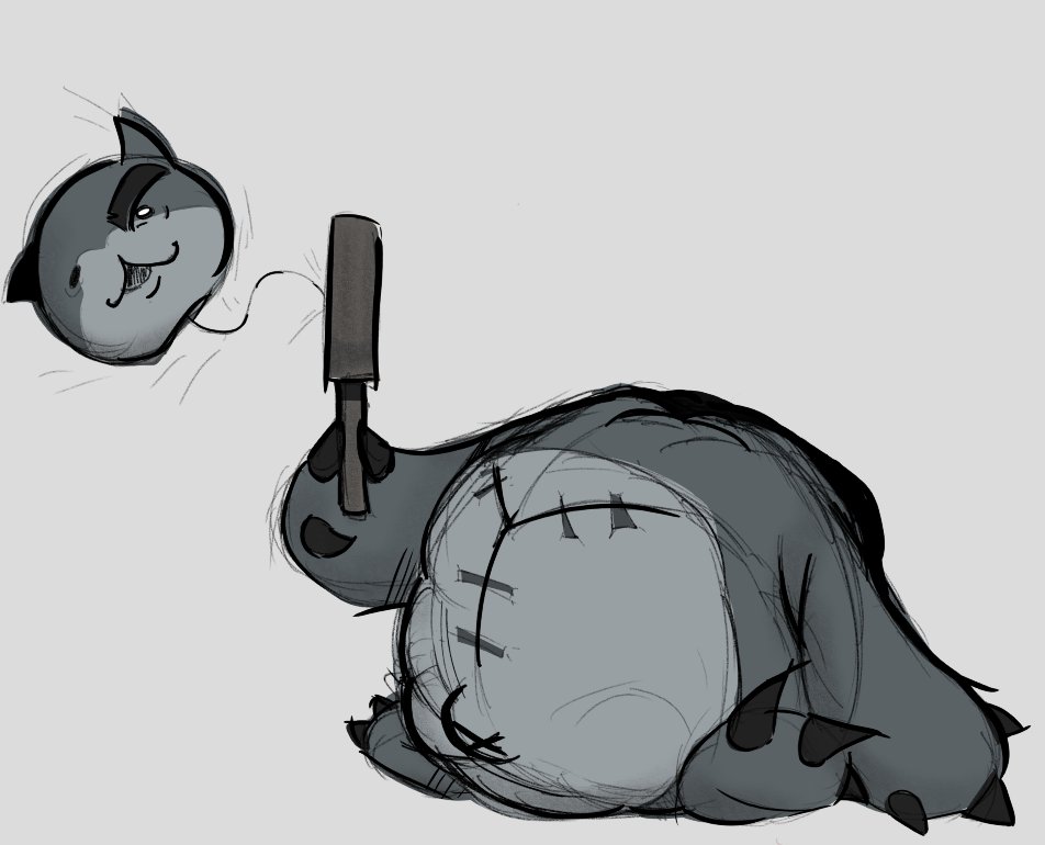 Jojolasanha's tweet photo. guillotina doodle i did for fun #mewgenics #fanart https://t.co/FqUh9copOV