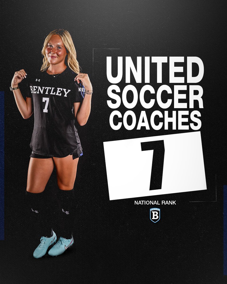 BentleyFalcons's tweet photo. Bentley women's soccer is ranked top 10 nationally for the first time in program history!

📰 https://t.co/wUh7MXWBZ3 https://t.co/vZXDpNVADr