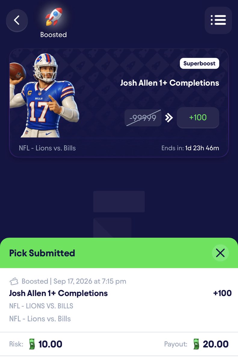 mrnoodlenoseTC's tweet photo. And people think you can’t make money sports betting!

They’re literally giving away $10 on Fliff right now

Anyone tailing this 😂 https://t.co/quml09O5FT
