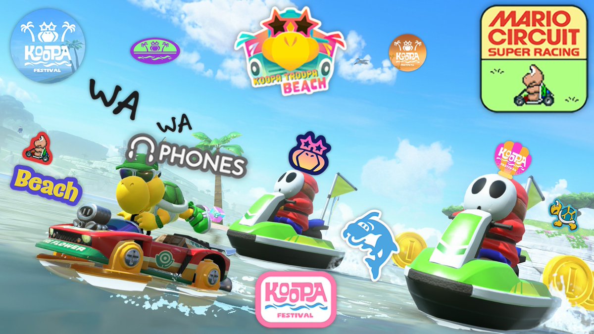 true_RYK's tweet photo. #nintendoswitch2 
#マリオカートワールド写真部 
#mariokartworld 

ノコノコムジカフェス
koopa troopa musica festa https://t.co/wf0Qd4ZTSa