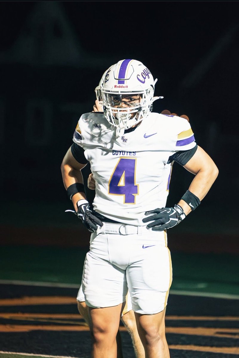 12ChaseIngram's tweet photo. After great conversations with @TK2_Valid I’m blessed to receive an offer from @kwufootball 💜💛

@coach2250 @CoachTen10 @willyMtheo54 @NxtLvLScouts @RecruitGeorgia @XFactorRecruits https://t.co/CyTg1uYdT9