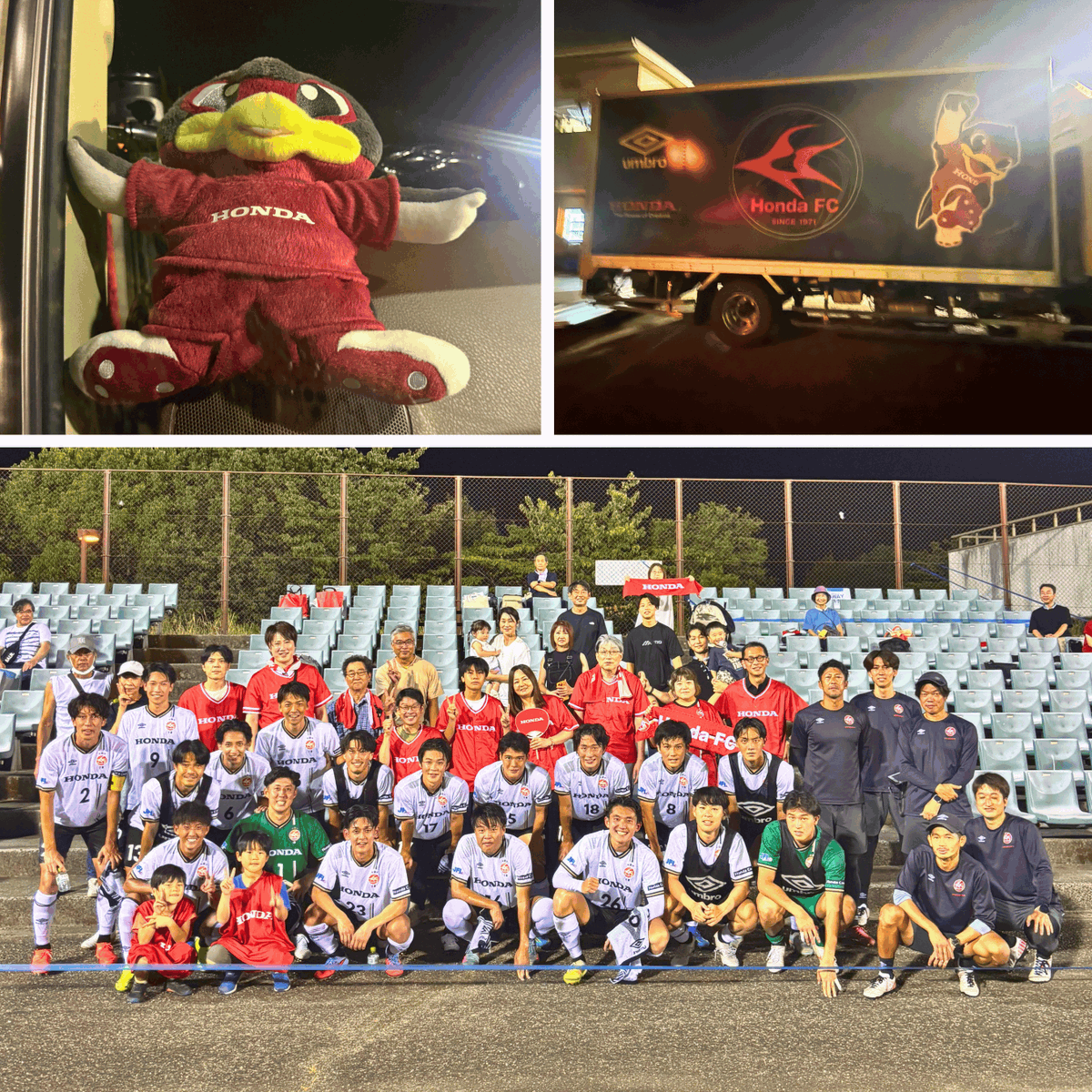 hondasun_1981's tweet photo. 📣【観戦レポート】⚽✨

8月29日、大分市内で行われた「 #HondaFC 」の公式戦の応援に行ってきたんよ📣✨

試合は先制される展開やったけど、選手のみなさんの粘り強いプレーとチームワークで、見事逆転勝利！👏🔥
しんけん盛り上がったんで〜⚽✨

先日のスポーツ交流会でホンダ太陽に来てもらった選手のみなさんも、ピッチで大活躍！
一緒にミニゲームをした選手たちが目の前でプレーしよる姿を見たら、応援にも自然と力が入ったんよな😊📣

迫力あるプレーと素晴らしい試合を見せてくれたHonda FCのみなさん、ほんとにありがとうございました✨

#ホンダ太陽 はこれからも、スポーツを通じた応援や交流を大切にしていくけんね🤝🌱

#大分県 #日出町 #障がい者雇用 #Honda #サッカー #スポーツ観戦 #企業スポーツ #スポーツ交流 #クラサスドーム大分 #大分弁