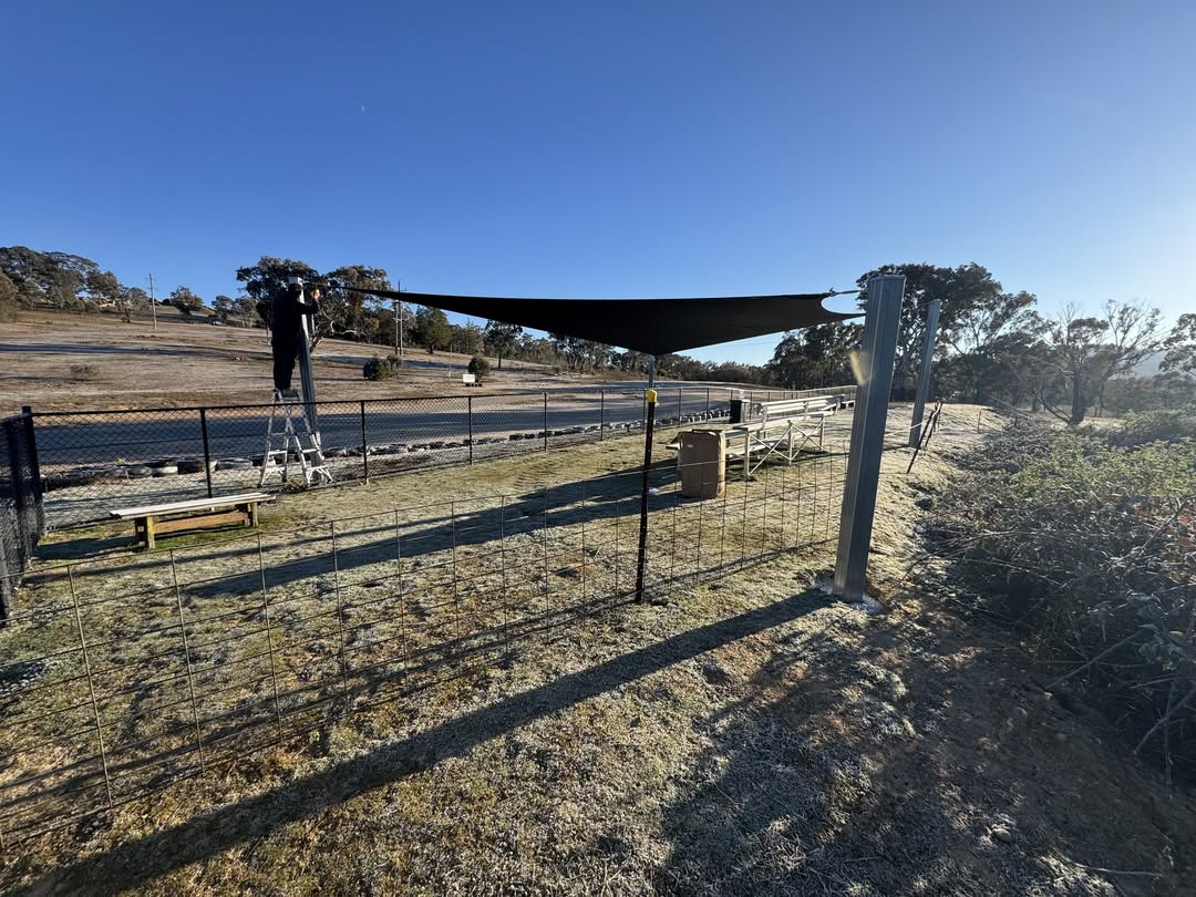 SonyaZinzaiy's tweet photo. Just in time for the sun and heat to return! The winter work on the hill is complete. Spectators at the Tri Series round on August 29–30 will be the first to enjoy a new shade sail, thanks to Josh and the JustRite team. https://t.co/7TBD4zoO2n