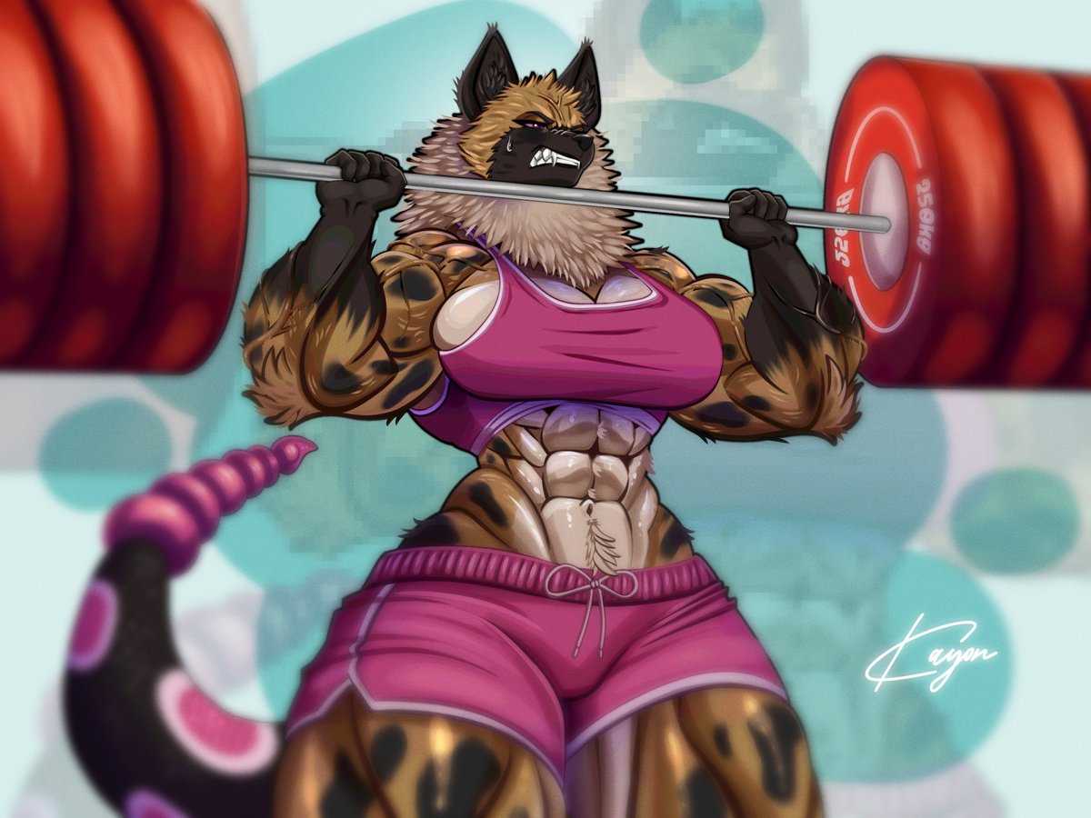Instriaa's tweet photo. GAH DAMN SHE'S SO STRONG~ 
Go ahead and just chomp that bicep~💜

Art made by @KayonLDK please hit em up~! https://t.co/WFkFQo13qm
