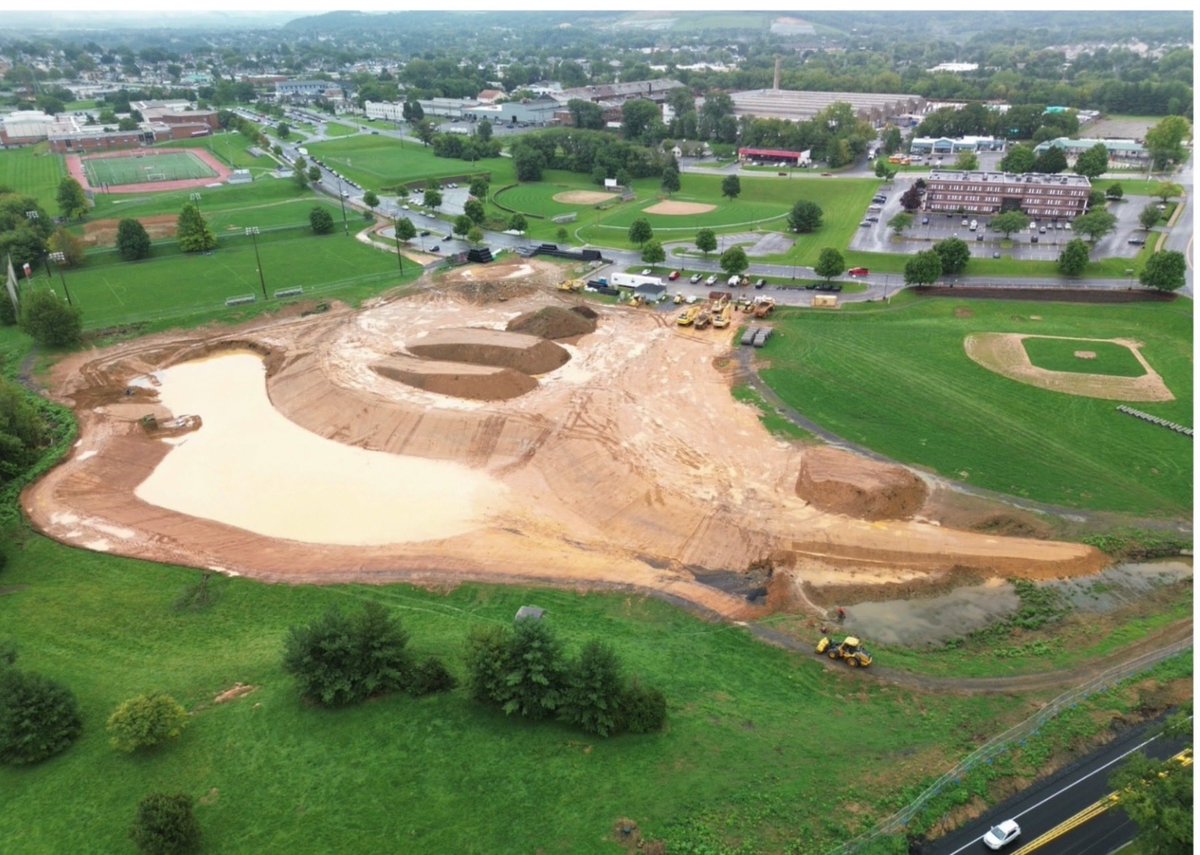 RoverBaseball's tweet photo. An update was given on the construction of future home of @RoverBaseball and @RoverSoftball. Right on schedule for opening day. https://t.co/f1KNAcE197