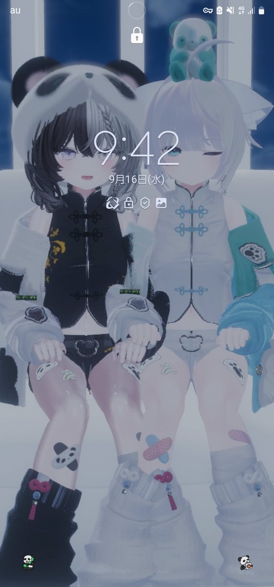 ukapanda_2024's tweet photo. 増えたロック画面1 https://t.co/WlR1OVx1PN