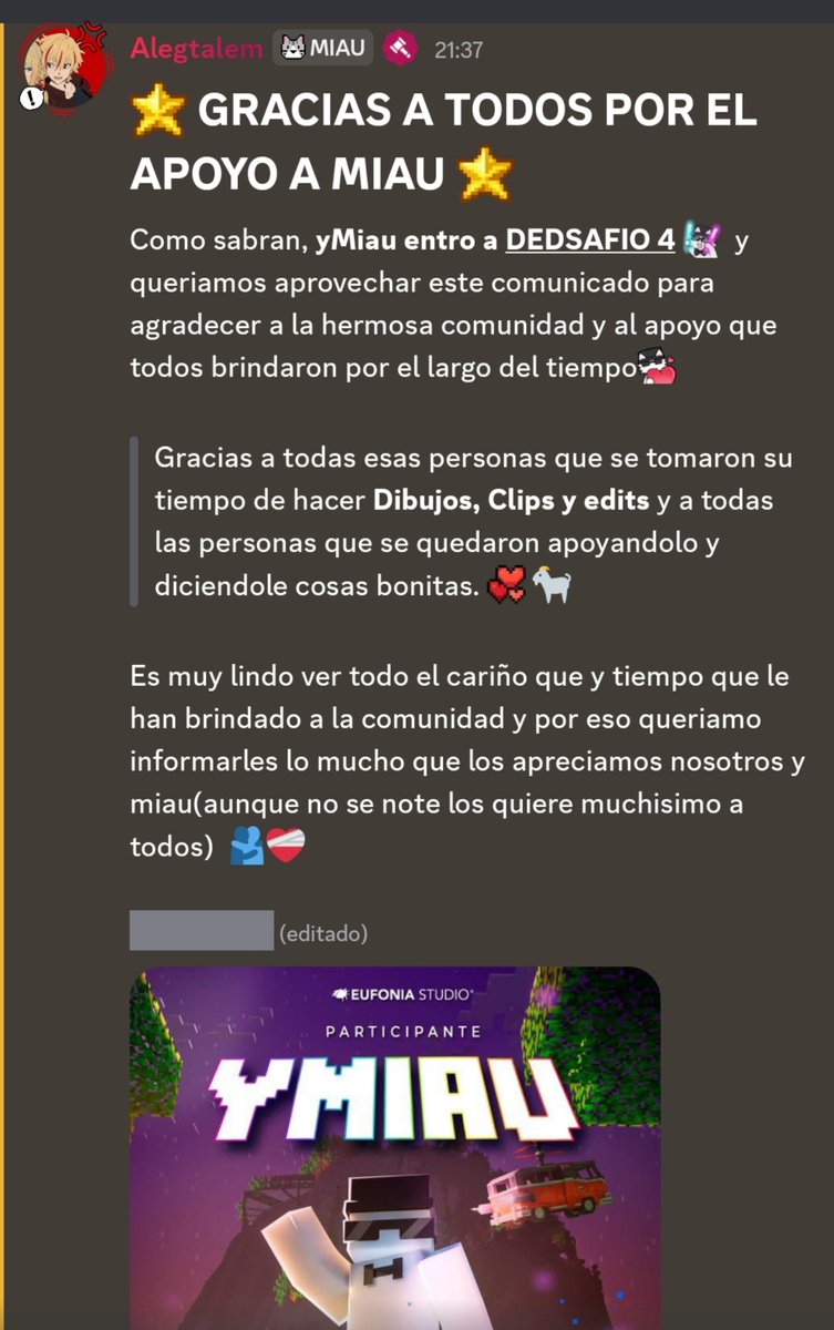 rambyii's tweet photo. alegtalem hizo q me ponga sentimental.

la verdad q tenemos una comunidad hermosa, yo tb agradezco a cada persona q se sumó y se quedó a apoyar, a pesar de no conocer a tooodos si interactue con bastantes y la verdad q no los cambio por nada 💗

y bueno q decir de miau lo qm jaks https://t.co/kg4jxhTsdt