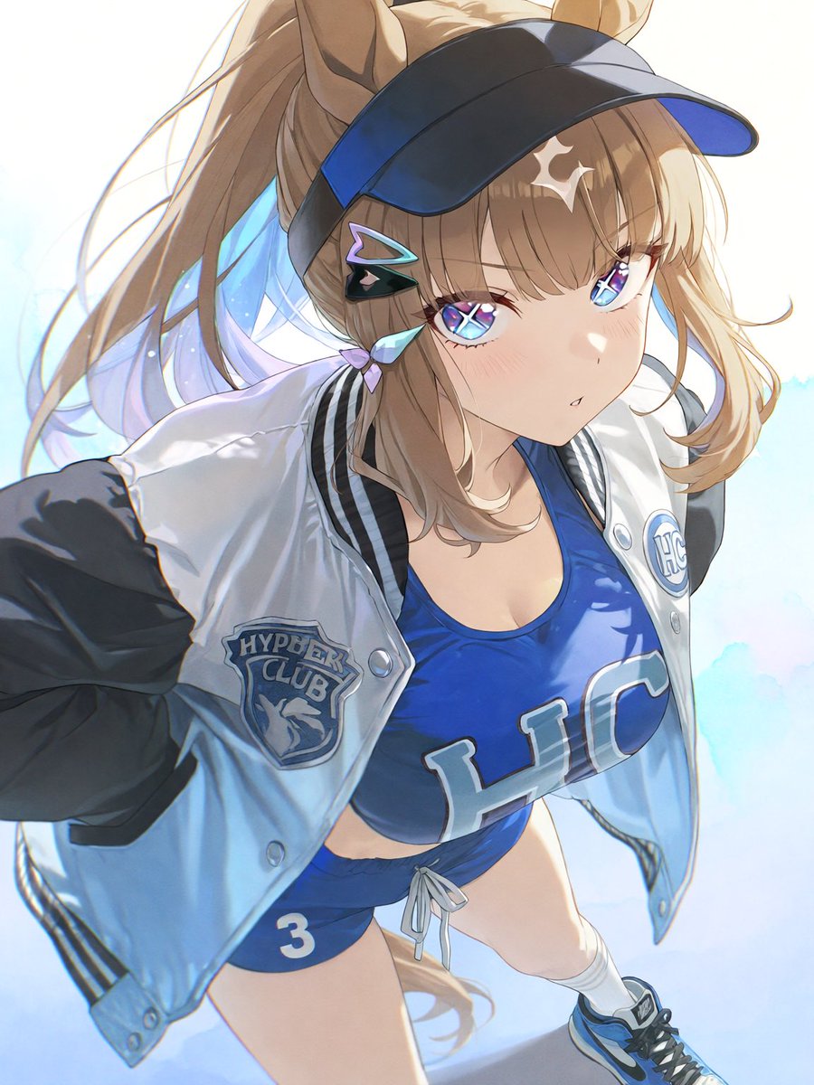 may_ai0918's tweet photo. さっさと部活いくわよ！

アーモンドアイ
#AIイラスト https://t.co/Y9GzsKFhLo