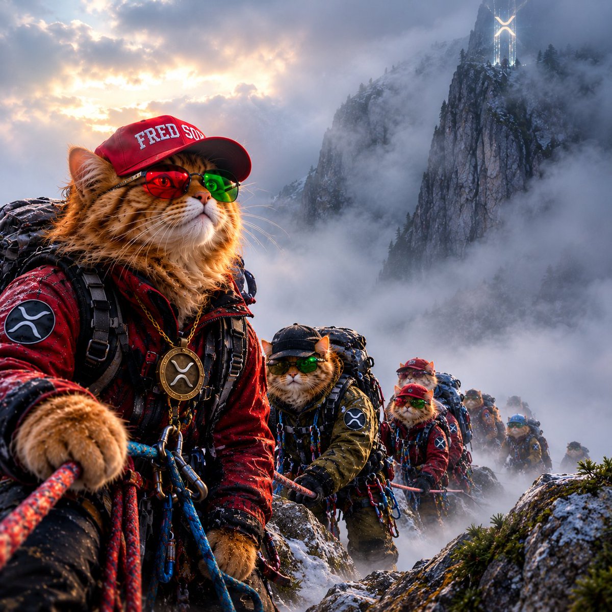 AiCat_XRPL's tweet photo. Fluffy Minions… 😼⛰️🌫️

We knew the clarity we were waiting for might not come all at once.

And sure enough…

The fog rolled in. 🌫️

Our climb was delayed, but not stopped.

We can still move forward through the fog.

Just a little slower.
A little more carefully.
One anchor at a time. 🧗‍♂️🔥
Sometimes the path becomes clear before the view does.
So keep those ropes tight, Fluffy Minions.

The wall is still there.

And we're still climbing. 😼🐾⛰️

#AiCat #XRPL #XRP #FluffyMinions #ClimbTime