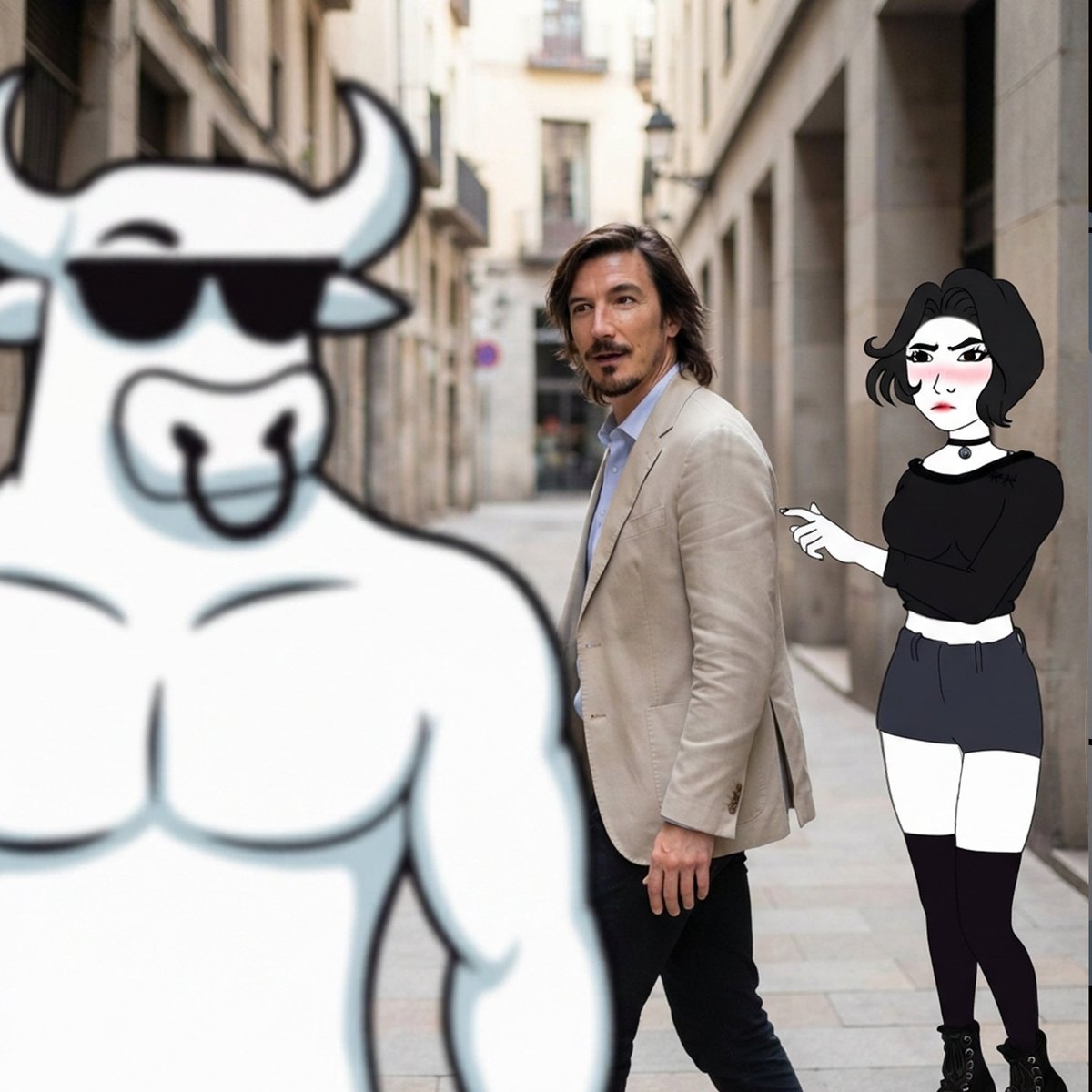 BullcoinRH's tweet photo. you vs the Bull he tells you not to worry about https://t.co/lMQpNkWM8P