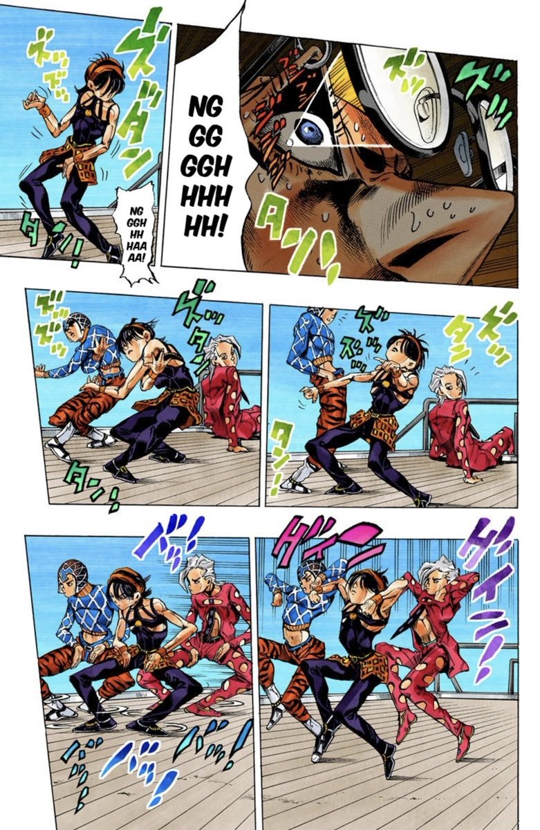 AnimesClipss's tweet photo. Who is the best Jobro in Part 5? https://t.co/9ngfteY1vq