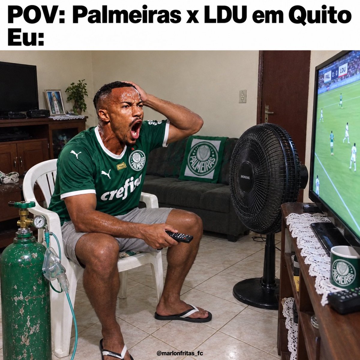 marlonfritas_fc's tweet photo. Amanhã pode jogar feio, fazer cera, isolar bola até ela voltar pro Brasil, só não me inventa outro passeio turístico em quito pelo amor Pedro Álvares Pardal

#Palmeiras #Libertadores https://t.co/WFl4hOmZum