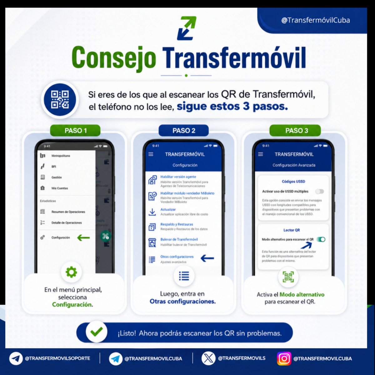 leydisanad's tweet photo. #ConsejoTransfermóvil
#EtecsaTeAcompaña https://t.co/3wKsdWi1vC