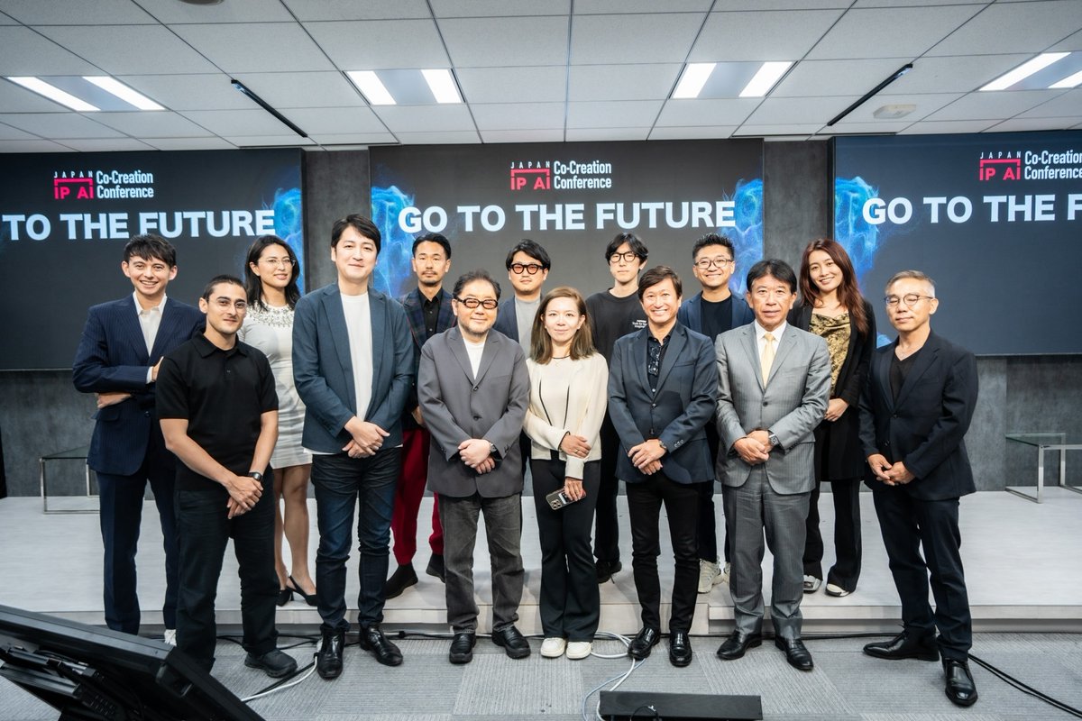 MiniMax_AI's tweet photo. The Japan IP AI Co-Creation Conference, co-hosted by KAGAMI AI and MiniMax, has officially concluded. 🇯🇵 🎉

We brought together more than 150 companies from Japan and the U.S., alongside distinguished guests including AKB48 producer Yasushi Akimoto, KAGAMI AI Chairman Takami Kondo, and KADOKAWA editor and producer Motoi Chujo.

Global AI leaders @runwayml, @higgsfield, @krea_ai, and @HeyGen joined the conversation to explore the future of IP and generative AI.

We unveiled MiniMax H3 IP Edition, bringing the power of MiniMax H3 together with officially licensed Japanese IP for a new generation of AI-powered storytelling.

The conference received extensive coverage from major Japanese media, including a dedicated segment on TV Tokyo's WBS (@wbs_tvtokyo). 

Japanese IP × Global AI. 
A new era begins.