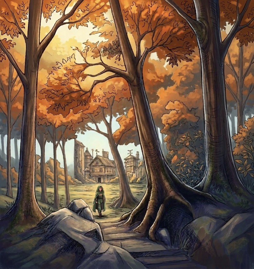 HaleyBrown4u's tweet photo. Wandering through the autumn woods...🍂

#art #digitalillustration #animeart #fantasyart https://t.co/1a27XAnym4