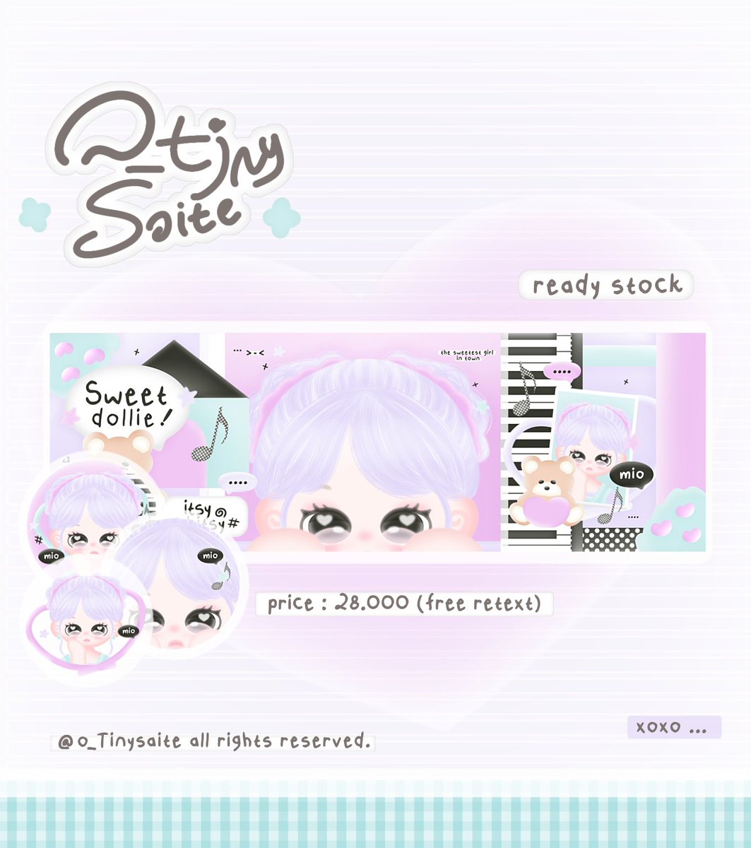 o_Tinysaite's tweet photo. help repost ? thank u ♡

alo ... aku kembali dgn 4 restock chibi imup yang siap buat kamu take nih ehe ! >_< bisa bundle wabis &amp; qr deco juga ia #bealanja https://t.co/QcynooMNVD