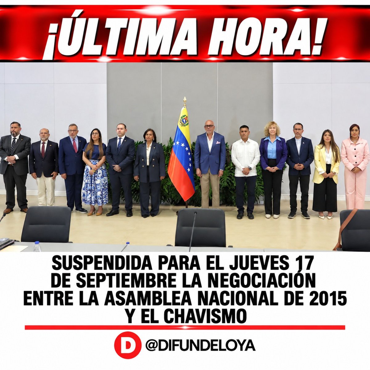Ethical_Values's tweet photo. ¡Esto es INSÓLITO, MES Y MEDIO una sola reunión y hoy la suspenden
>Los "venezolanos todos" NO podemos esperar más.
>Si tienen buenas intenciones, por favor DECLÁRENSE EN SESIÓN PERMANENTE
>No es posible q esto se haga lentamente y las familias aguantan una situación insoportable https://t.co/De8MmW2CGh