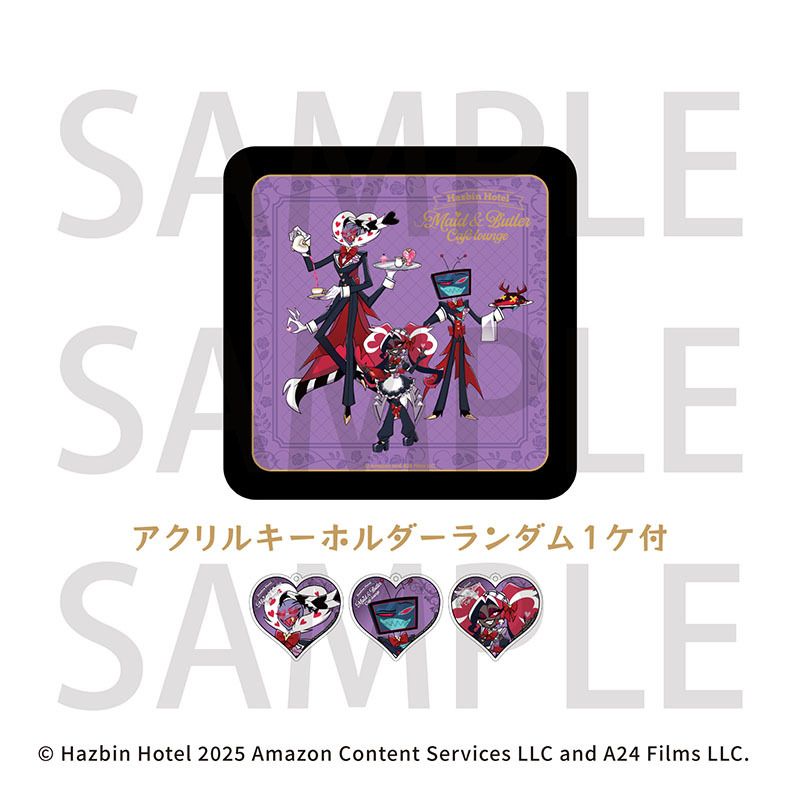 animateonline's tweet photo. ☕アニメイトカフェオリジナル商品☕

【受注生産】ハズビン･ホテルへようこそ

カフェオリジナルグッズが好評ご予約受付中🎁
※「リキッドアクリルキーホルダー」「トレーディングデコケース A / B」のお取り扱いはございません

ご予約期間が【9月30日(水)23:59】までの受注生産となりますので、この機会をお見逃しなく✨

▼詳細はコチラ
https://t.co/B4PbpGsDix 

#ハズビンホテル #HazbinHotel