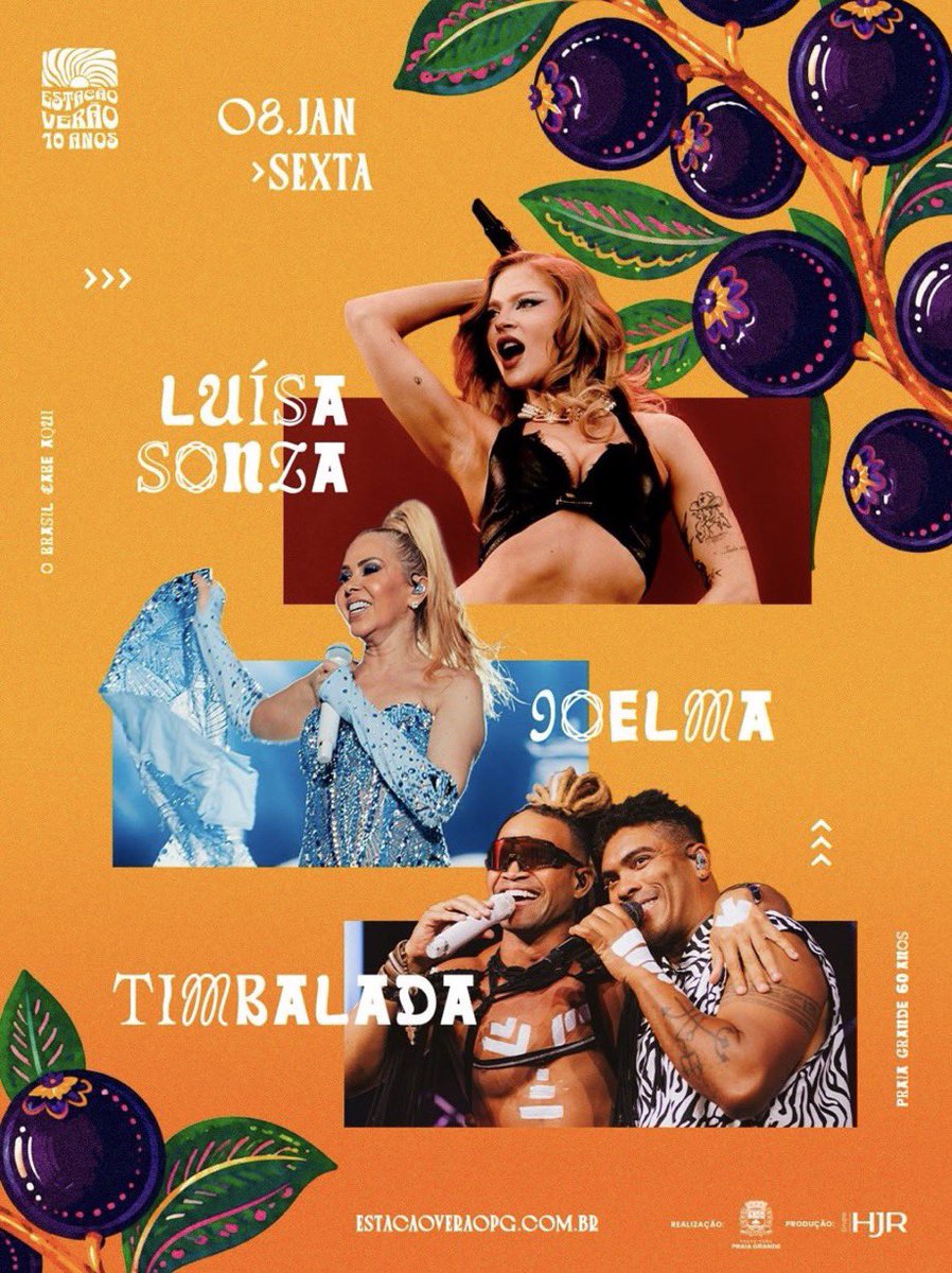 brutalptour's tweet photo. Alô, SP! Luísa Sonza foi confirmada na edição de 10 anos do festival “Estação Verão”, na Praia Grande. A apresentação acontece no dia 8 de janeiro de 2027. https://t.co/HPkJqhHyhE