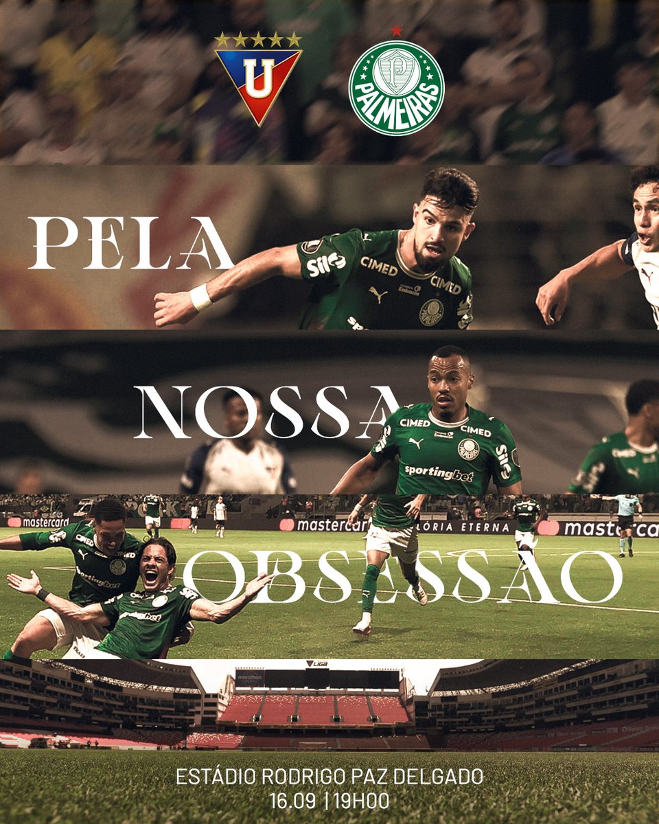 Palmeiras's tweet photo. Lutaremos pela nossa OBSESSÃO! 💪🔥 https://t.co/nlcRyhwsyX