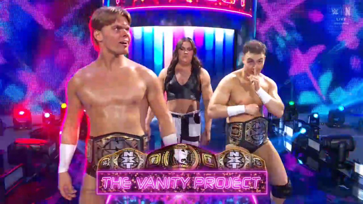 SKWrestling_'s tweet photo. The Tag Team Champions!

#WWENXT https://t.co/cm68G5c36f