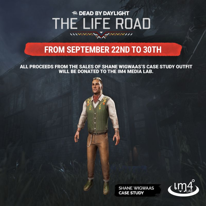 dvveet's tweet photo. Between September 25th and 27th, every time Shane Wiigwaas completes a Generator, it will contribute to a 1.5x donation multiplier from IM4 Media Lab.

This coincides with all sales of his Autumn Fashion Outfit going directly to charity from September 22nd to the 30th. https://t.co/OtPDb2wxbt