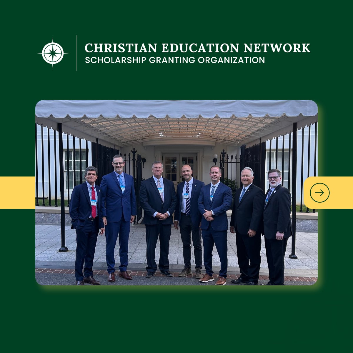 CENSGO's tweet photo. This week, CEN brought Christian school leaders to Washington, D.C., to meet with White House Domestic Policy Council officials on the Education Freedom Tax Credit. 
Proud to represent Christian schools and the families they serve.
#ChristianEducation #EducationalChoice https://t.co/FQGTr20YdR