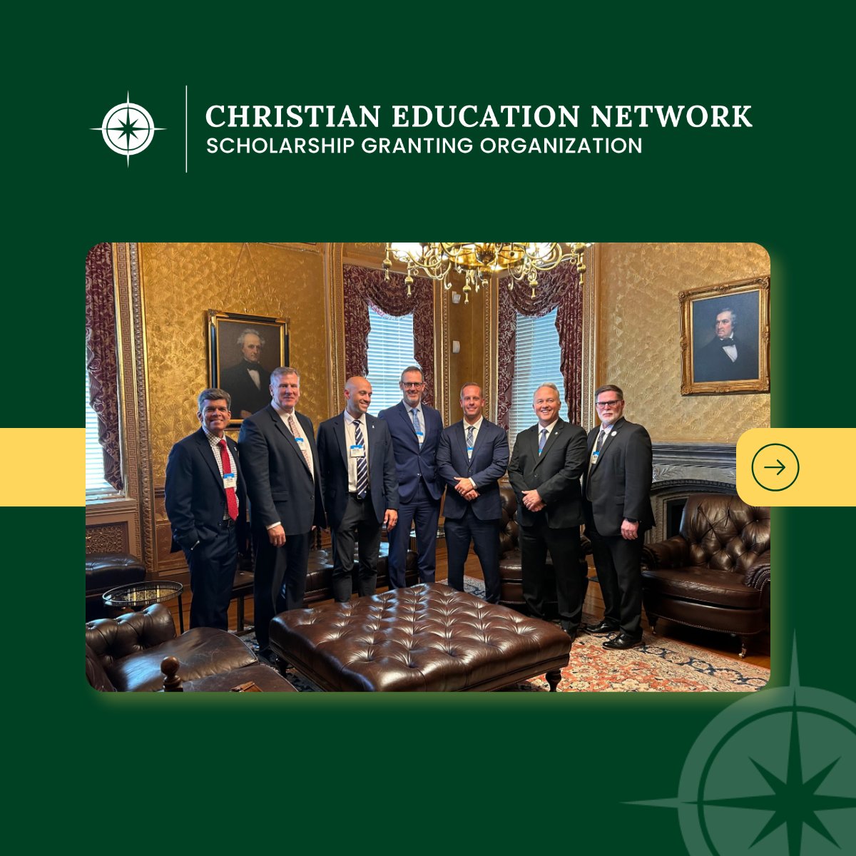 CENSGO's tweet photo. This week, CEN brought Christian school leaders to Washington, D.C., to meet with White House Domestic Policy Council officials on the Education Freedom Tax Credit. 
Proud to represent Christian schools and the families they serve.
#ChristianEducation #EducationalChoice https://t.co/FQGTr20YdR