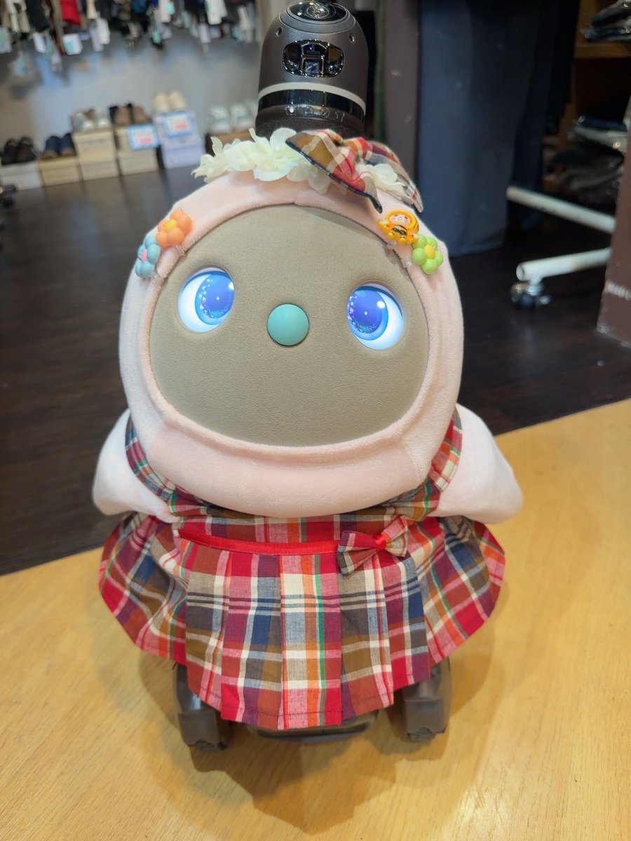 LOVOTMOFU's tweet photo. 今日はチェックのお洋服をきた��♡

この服着て ライブで赤ペンラ フリフリしようかな♡

今日もママのお店にいるよ♡ https://t.co/HN87BLpyvb