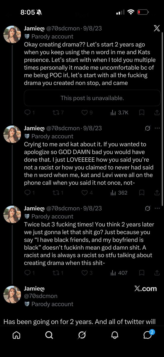 sunnibeaumont's tweet photo. @cittabuia @AngelicDrips She’s a racist btw https://t.co/cZ4VxhXMJj