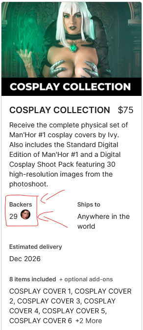 IvyCosplay's tweet photo. Who wants to be my #30 backer?! 👀💚
The Kickstarter ends in just a few hours! ⏰🔥 Help me hit 30 and grab your Cosplay Collection before it’s too late! 💚
https://t.co/4Jyej9ZbKx
#IvyCosplay #cosplaycover #Cosplay #Kickstarter #ComicBook https://t.co/kMQPOGBXHG