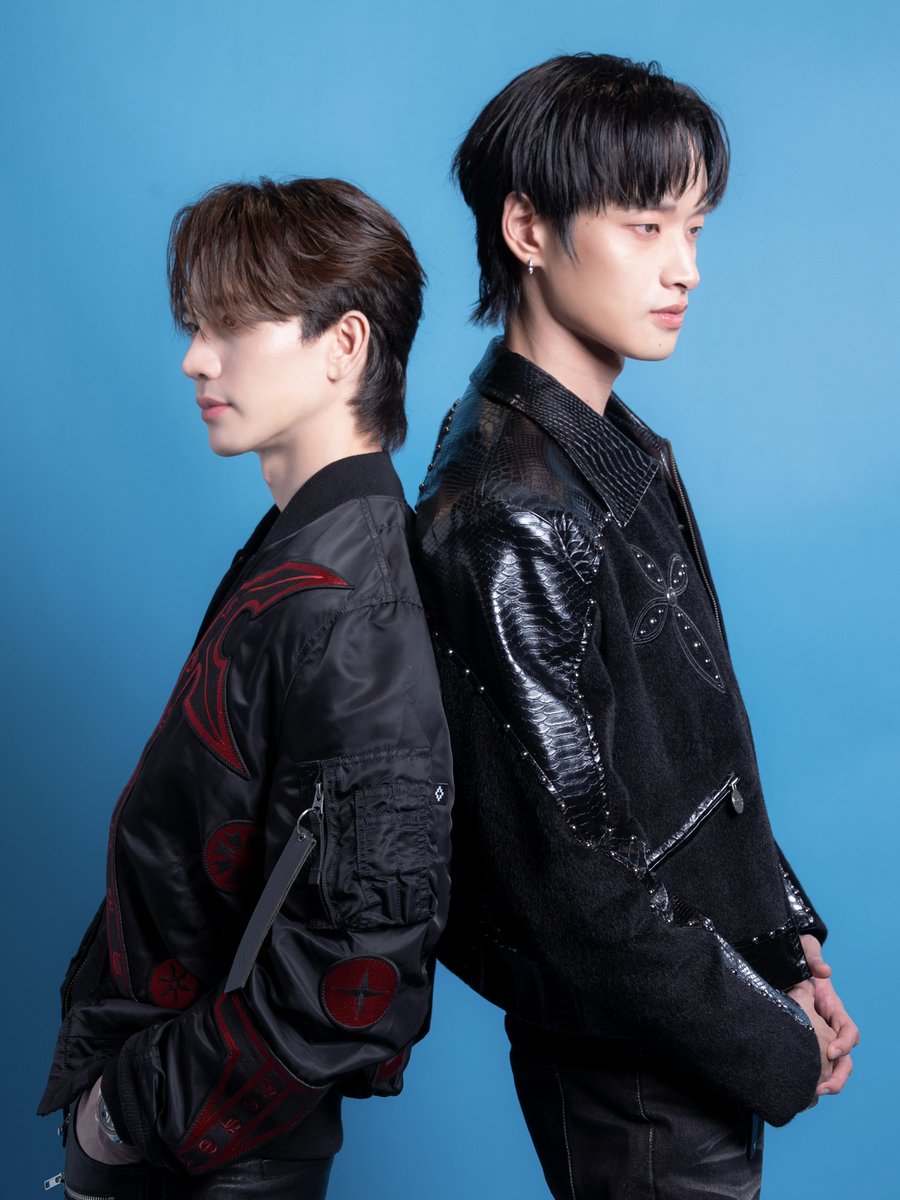 boyslovehub's tweet photo. BossTong and ToeyPhoom, stars of Thai BL ‘Nour,’ pose for MANGU magazine. https://t.co/rwlPpr0grj