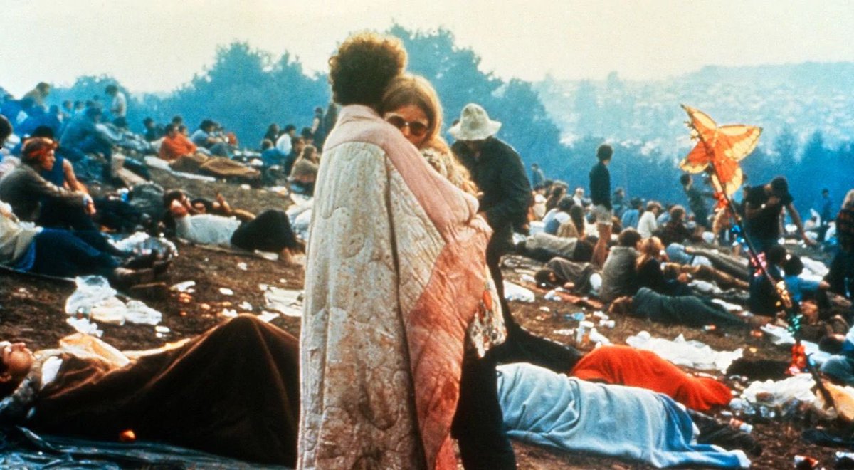 MericaCulture's tweet photo. In hindsight, Woodstock was like a ritual sacrifice where boomers gathered to offer up their cultural inheritance at the alter of secular materialism in exchange for wanton hedonism. https://t.co/f2wo4sKCBd