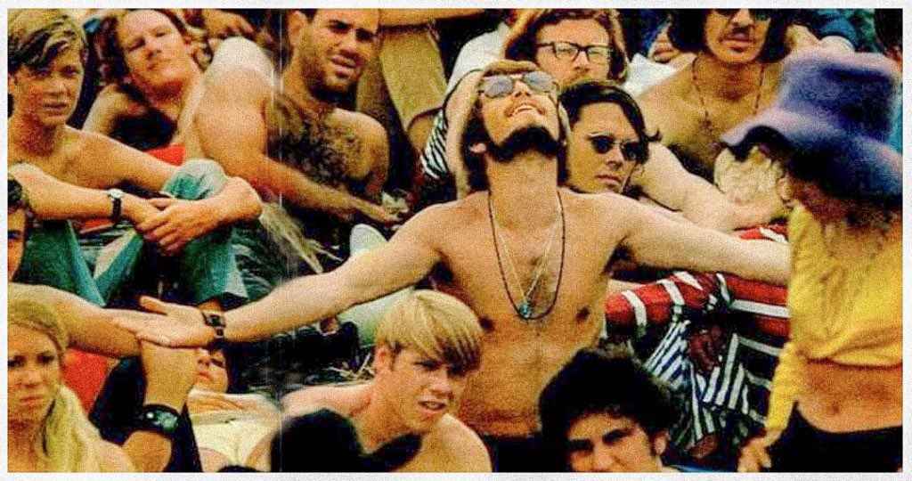 MericaCulture's tweet photo. In hindsight, Woodstock was like a ritual sacrifice where boomers gathered to offer up their cultural inheritance at the alter of secular materialism in exchange for wanton hedonism. https://t.co/f2wo4sKCBd