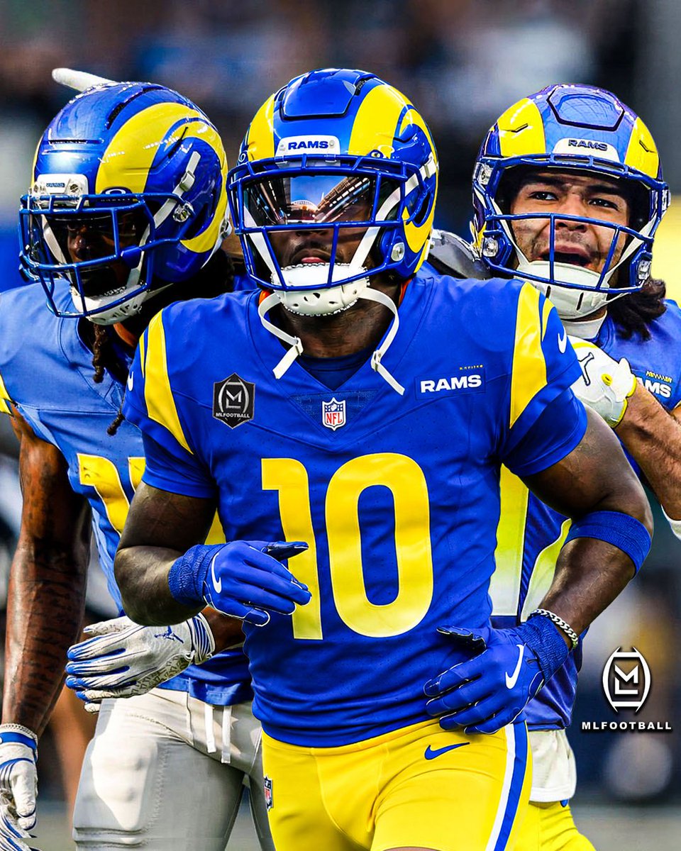 MLFootball's tweet photo. TRUE OR FALSE: TYREEK HILL PAIRED WITH PUKA NACUA AND DAVANTE ADAMS WOULD BE THE GREATEST WR TRIO IN #NFL HISTORY…?

🧐🧐🧐

@cheetah, Tae, and Puka are all projected to be Hall of Famers. https://t.co/GZMlLHqkXd