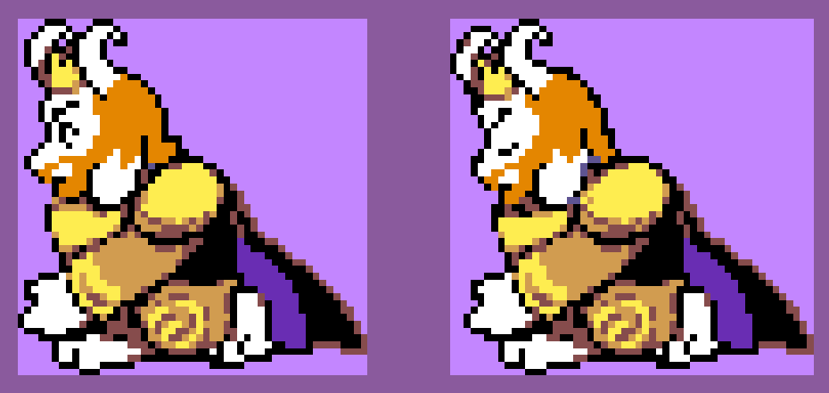 TemmieOrSmth99's tweet photo. Asgores unused sprites fucking kill me bro what do you mean he was gonna be angry at Blue for HEALING his kid https://t.co/TYgdua8Tgc