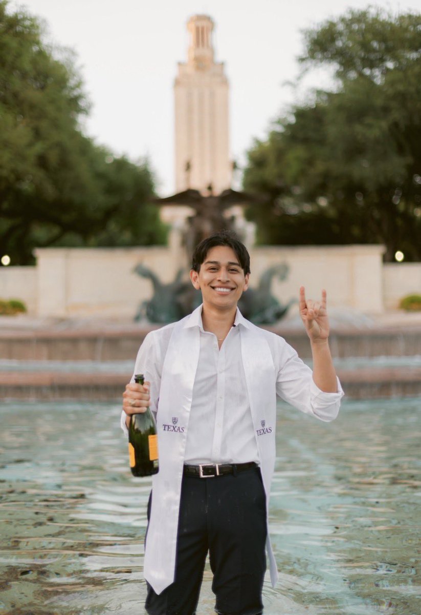 LeaSalinas1994's tweet photo. #latepost but we couldn’t be more proud of our son! What an accomplishment! What’s even better is having him get hired here in Htown at LogisnextAmericas. #texasex #classof2026 #econimics #longhornmomforever https://t.co/5zZr1AyYJa