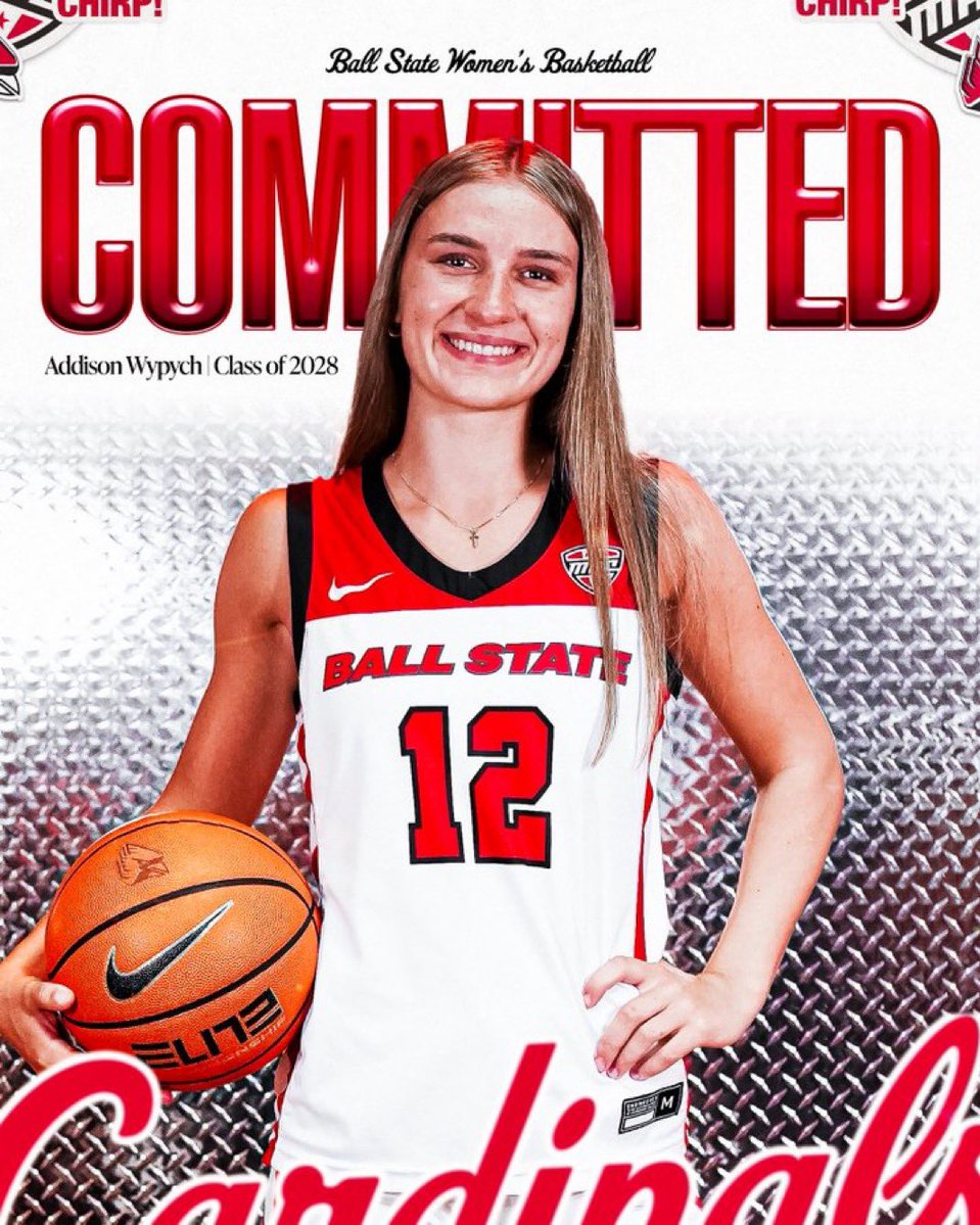 Drivebball1's tweet photo. Congratulations to Addy wypych on her commitment to ball state. As she is our first 2028 off the board. https://t.co/9qGiM5Sw6z
