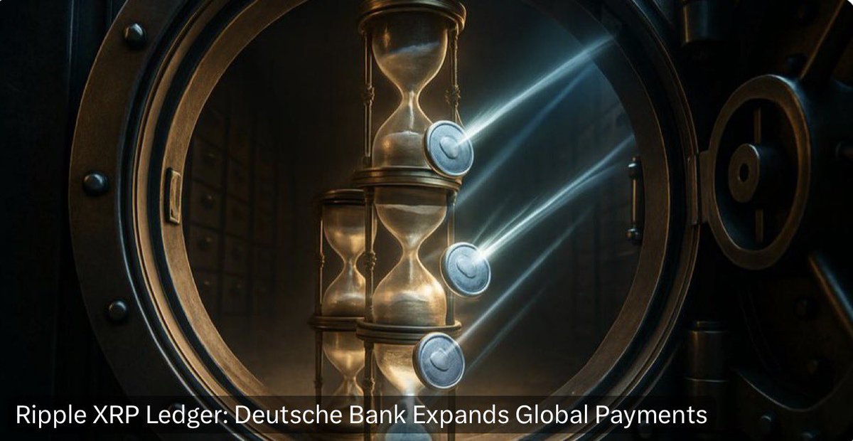bitforcoinb's tweet photo. LET'SGOO 🚨
• ON MARCH DEUTSCHE BANK
ADOPTED #RIPPLE INFRASTRUCTURE FOR CROSS-BORDER PAYMENTS, FX SETTLEMENTS &amp; CUSTODY! 💸💥 https://t.co/WihURkgGuN