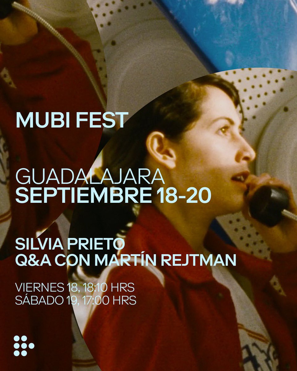 EncuadresMx's tweet photo. Atención amigos tapatíos, del 18 al 20 de septiembre llega por primera vez a la @CinetecaFicg el #MUBIFEST. @mubimexico prepara talleres, charla con Martín Rejtman, música con Lila Avilés, gastronomía y mucho cine.
Te dejamos la parrilla para que organices tu agenda
#encuadres https://t.co/RP6kGSva5L