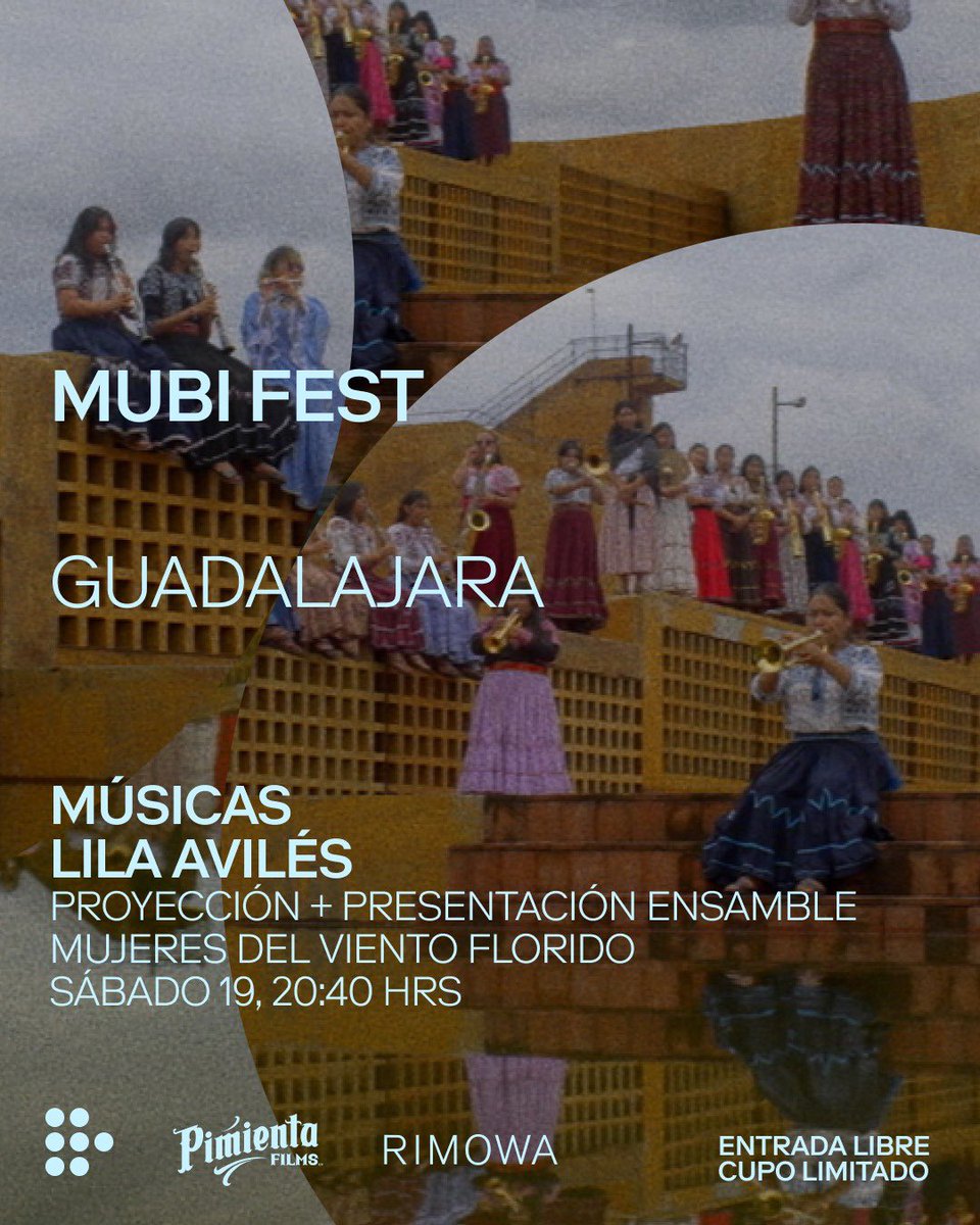 EncuadresMx's tweet photo. Atención amigos tapatíos, del 18 al 20 de septiembre llega por primera vez a la @CinetecaFicg el #MUBIFEST. @mubimexico prepara talleres, charla con Martín Rejtman, música con Lila Avilés, gastronomía y mucho cine.
Te dejamos la parrilla para que organices tu agenda
#encuadres https://t.co/RP6kGSva5L