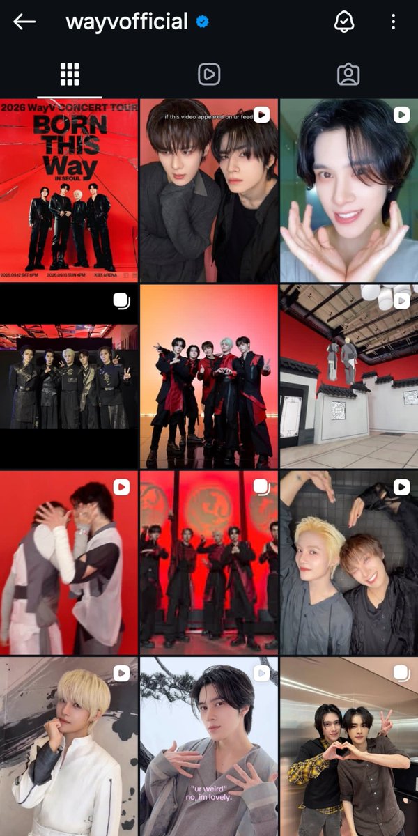 nabzzbe's tweet photo. suka banget feed nya merah #redforwayv ❤️🔥 https://t.co/szD9TFXDxB
