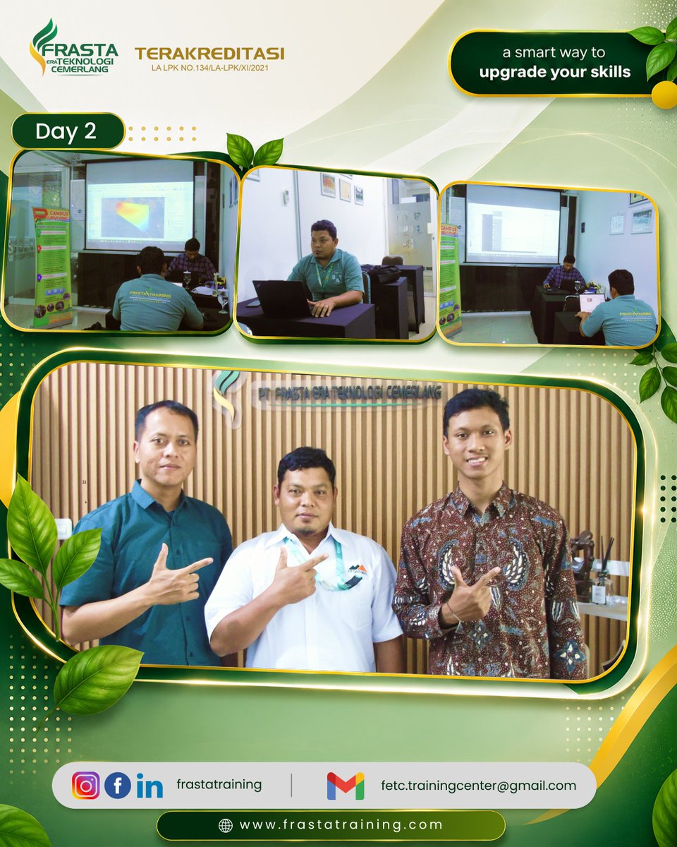 FrastaTraining's tweet photo. Judul Kegiatan : 
Pelatihan Operator GIS menggunakan QGIS
Tanggal 07-11 September 2026
Lokasi PT. Frasta Era Teknologi Cemerlang

Terimakasih keperrcayaannya... 

Joint di FETC, Training Center Yogyakarta
Contact us
Email 1 : kurniafrasta@gmail.com https://t.co/EWZc6NyIAQ