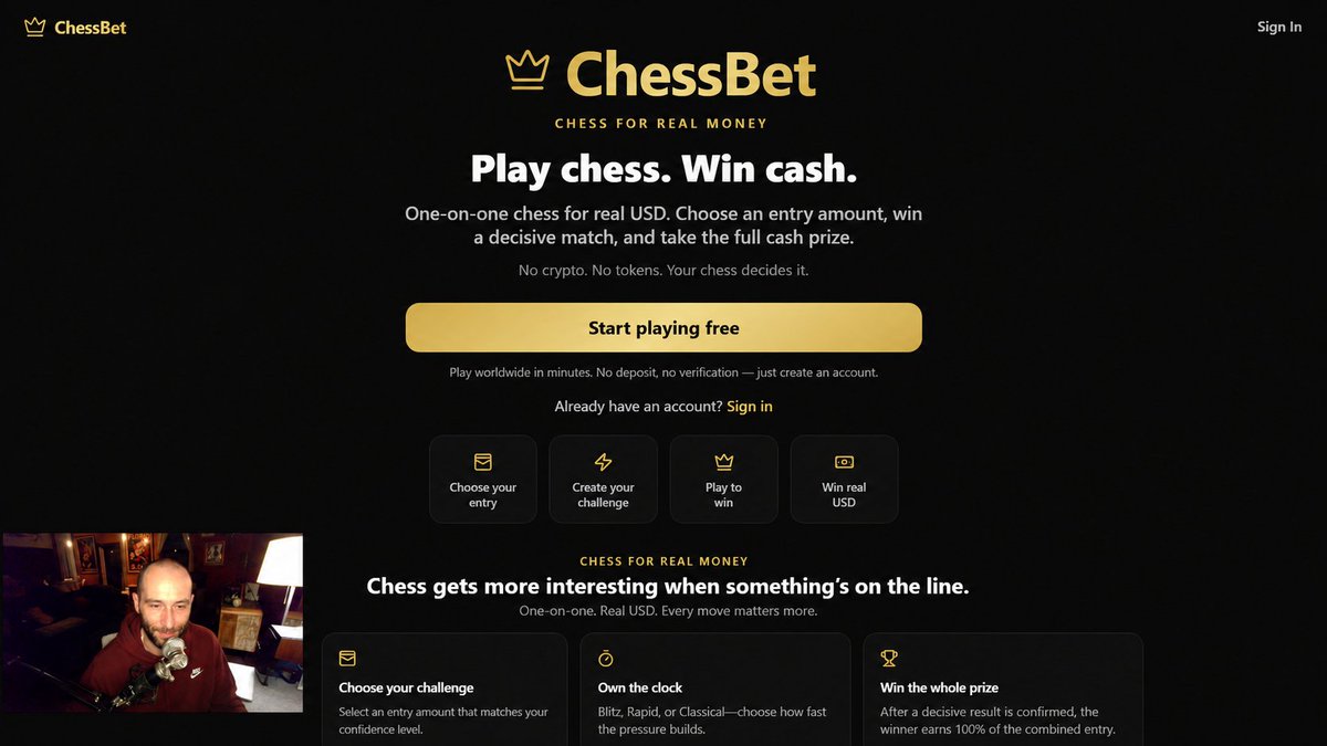 worldchessbet's tweet photo. Hello! It's a-me, Jordan! I created ChessBet, and I figured you should see my face. 

I'll be occasionally putting out some videos to document the ChessBet build journey, how things work, partners we work with, and overall growth strategies. 

YouTube link in reply. https://t.co/5hPUU87PiP